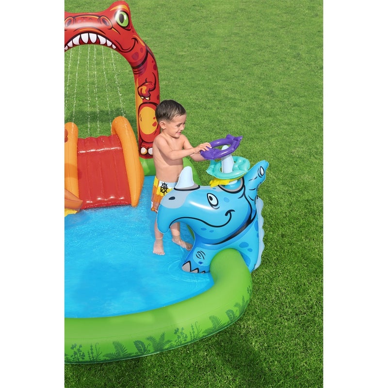 Bestway - Jurassic Splash Kids Inflatable Water Play Center and Pool 242x140x137 cm - 53160 - Image 4